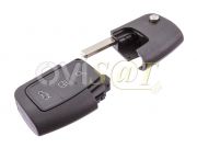 Producto Genérico - Carcasa llave completa para Ford Focus de 3 botones + encastre con espadin